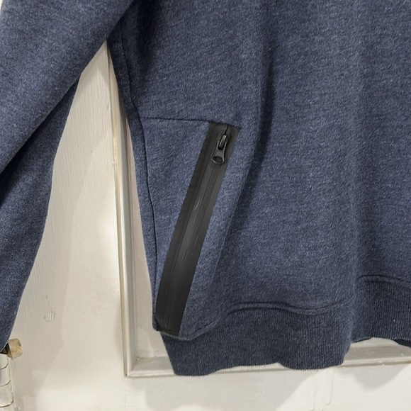 SWIMS Rygg Modal Blend Crew Neck Sweatshirt With Zipper Pockets - Large - Picture 4 of 8